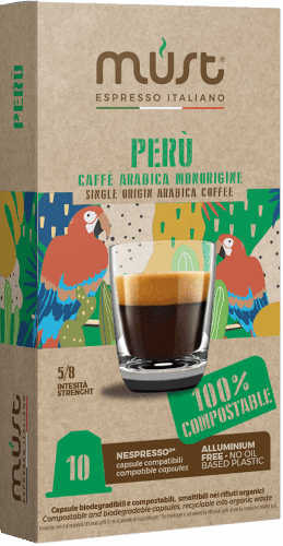 Bay Beans Peru coffee capsules for Nespresso