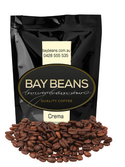 Bay Beans Super Crema coffee beans (Click for larger view)