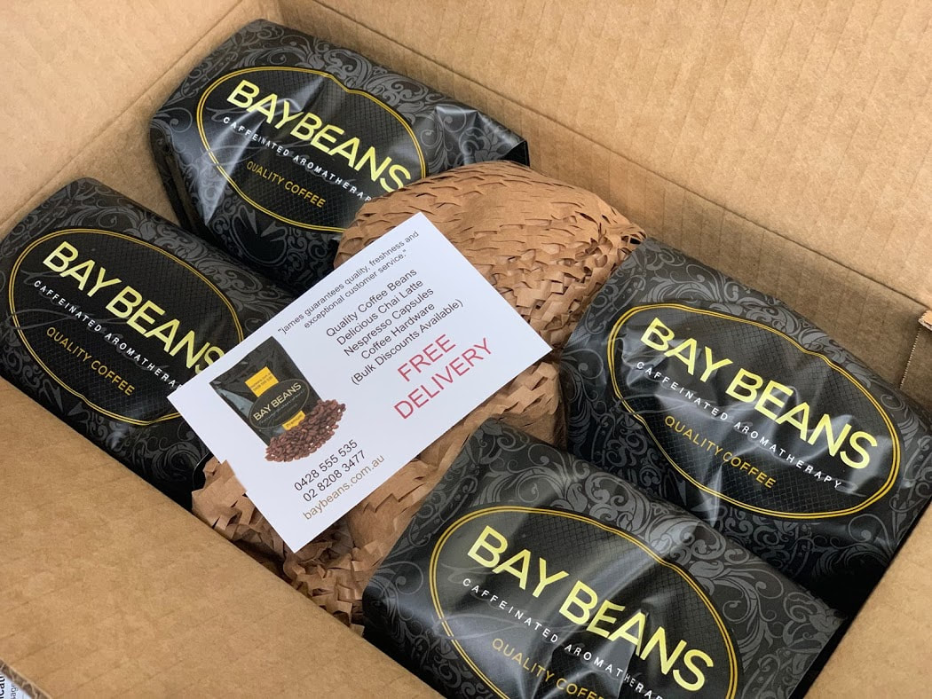 Bay Beans variety pack ready to be sealed up