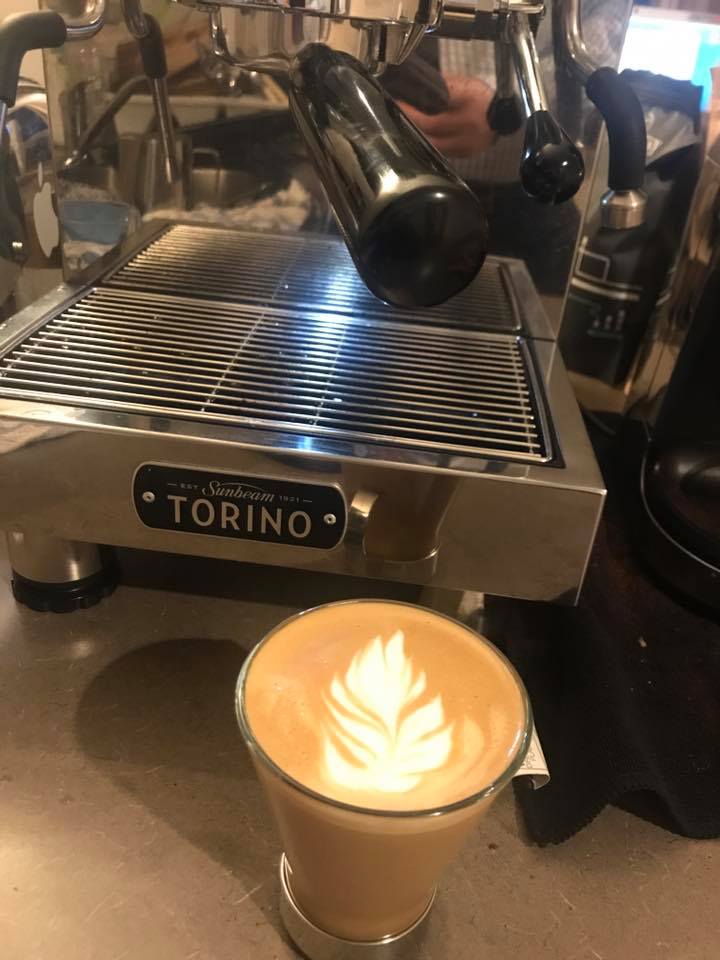 Troy Gustini's Sunbeam Torino coffee machine is a beauty!